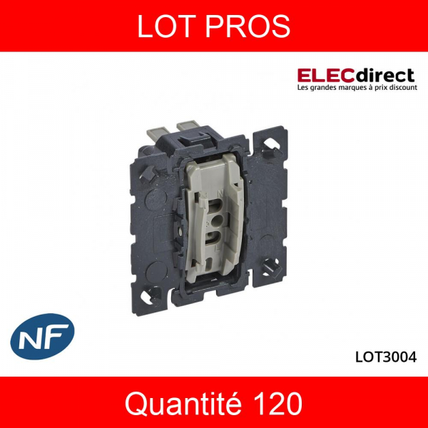 LEGRAND - LOT PRO - Céliane - Mécanisme Va et vient 10A - REF : 067001X120