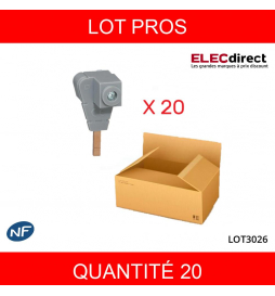 LEGRAND - LOT PROS - Borne de raccordement pour tout peigne - section 6 à 35 mm² - Réf : 404906X20