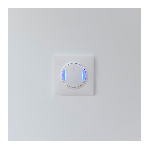 Legrand - Plaque de Finition carrée 1 poste Dooxie - Blanc - Réf : 600801