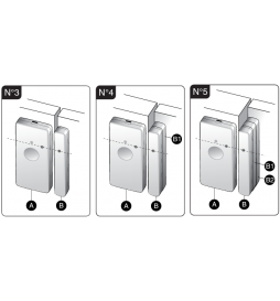 Delta Dore - Micro détecteur d'ouverture radio Gris - Réf : MDO GR Tyxal+