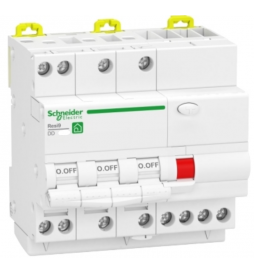 Schneider - Resi9 XP - disjoncteur différentiel - 3P+N - 32A - 30mA - courbe C - type Asi - Réf : R9PDCS32