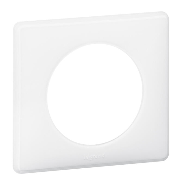 Legrand Céliane - Plaque de finition 1 poste Yesterday - Blanc - 066631
