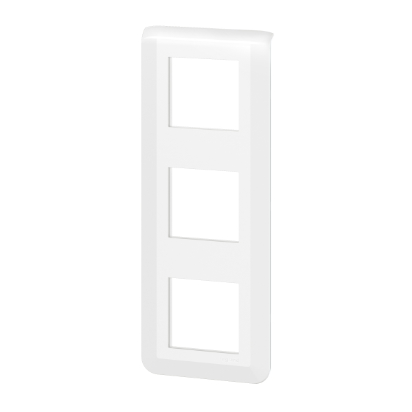 Legrand - Plaque de finition Mosaic verticale - 3x2 modules - blanc - Réf : 078823L