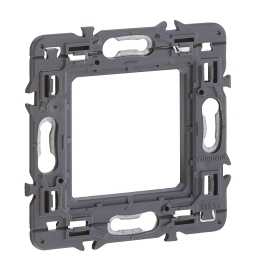 Legrand - Support simple 1 poste (2M) - Mosaic/Céliane - Fixation VIS - Réf : 080251