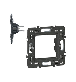 Legrand - Support 1 poste (2M) -  Mosaic/Céliane à griffes - Réf : 080261