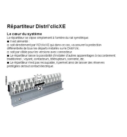 SCHNEIDER répartiteur RESI9 XE 8m avec connecteur - Réf : R9EXHC08