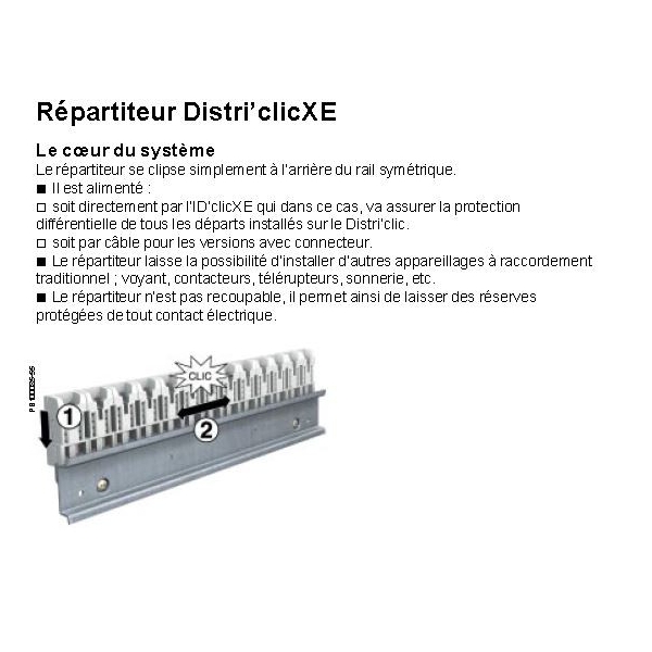 SCHNEIDER répartiteur RESI9 XE 8m avec connecteur - Réf : R9EXHC08
