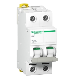 Schneider - Interrupteur-sectionneur bipolaire 40A - Acti9 - ISW - A9S65240
