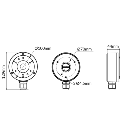 Delta Dore - Borne de connexion extérieure - Réf : Tycam Guard BRE