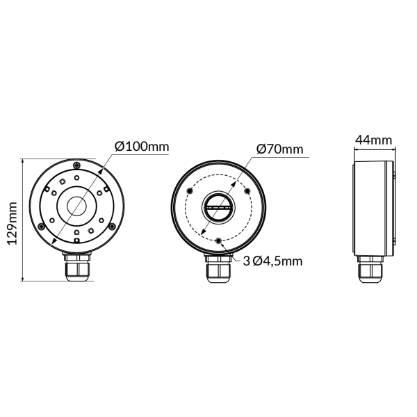 Delta Dore - Borne de connexion extérieure - Réf : Tycam Guard BRE