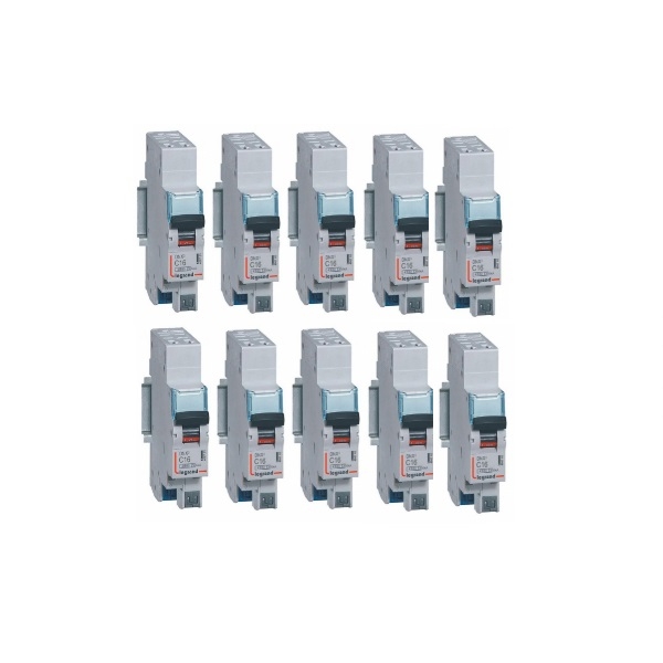LEGRAND - LOT DE 10 DISJONCTEURS AUTO DNX3 16A - 406783 x 10