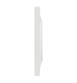 Schneider - Odace - Styl - Plaque 2 postes - entraxe 71 mm - Blanc - Réf : S520704
