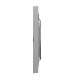 Schneider - Odace - Styl - Plaque 1 poste - Aluminium - Réf : S520702E