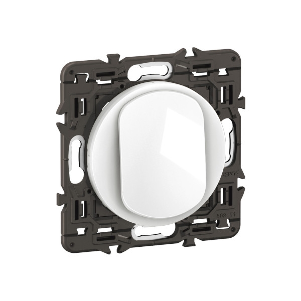 Legrand - Céliane 2024 - Bouton poussoir complet blanc - SANS PLAQUE - 1 poste - Réf : CX0031