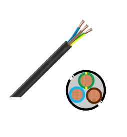 Câble souple HO7RN-F 3G6 -...