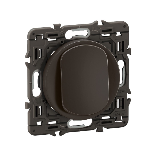 Legrand - Céliane 2024 - Poussoir complet - Noir - SANS PLAQUE - 1 poste - Réf : CZ0031