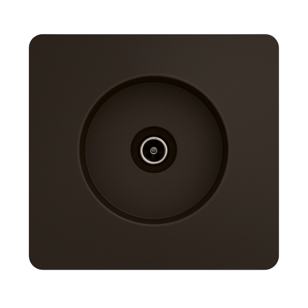 Legrand - Céliane 2024 - Prise TV simple mâle complet 1 poste - Noir - Réf : CZ0382 + CP0101