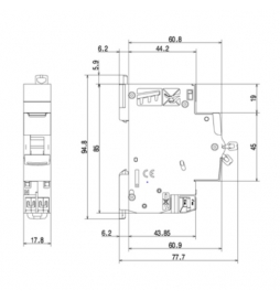 Legrand - Disjoncteur DNX3 Ph/N - 10A - Auto/Auto - Réf : 406782