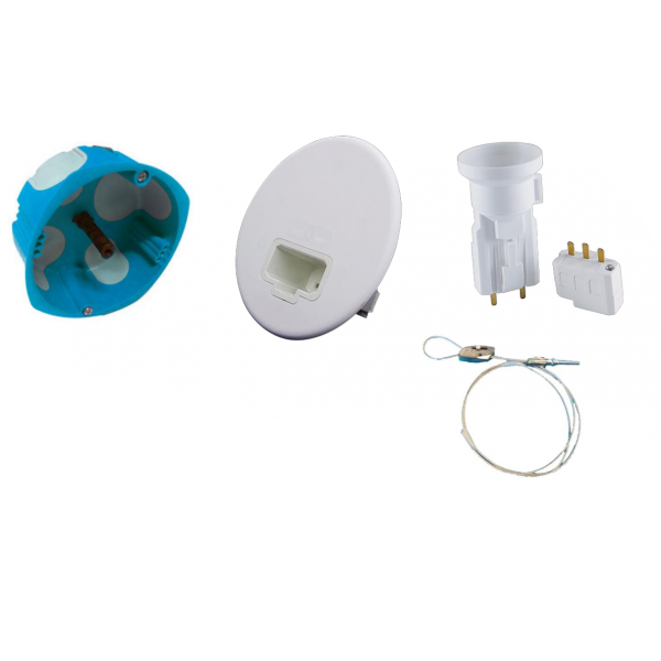 SIB - Kit Point de centre DCL BBC (plafond) + Filin 35kg - Réf : P36860