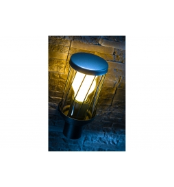 GTV Lighting - Applique murale LED Kerta - E27 - Noir - Réf : OS-KERTOUA-30