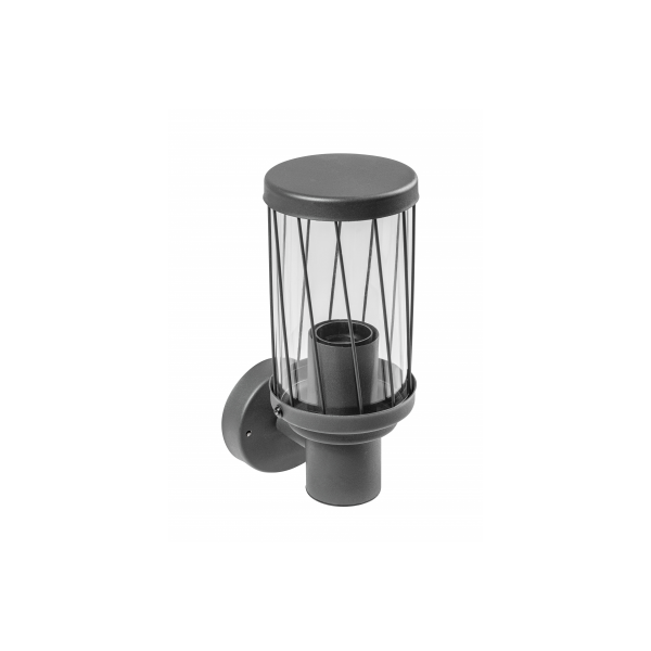 GTV Lighting - Applique murale LED Kerta - E27 - Noir - Réf : OS-KERTOUA-30