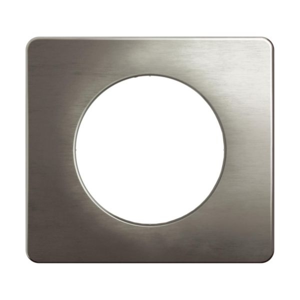 Legrand - Céliane 2024 - Plaque de finition Acier Satiné - 1 poste - Réf : CP1801