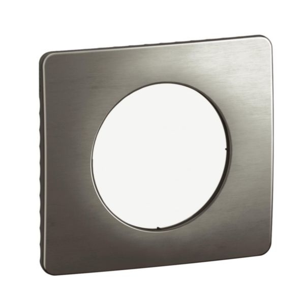 Legrand - Céliane 2024 - Plaque de finition Acier Satiné - 1 poste - Réf : CP1801