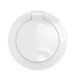 Legrand - Céliane 2024 - Enjoliveur PC 2P+T à volet - Blanc - IP44 - Réf : CB8111