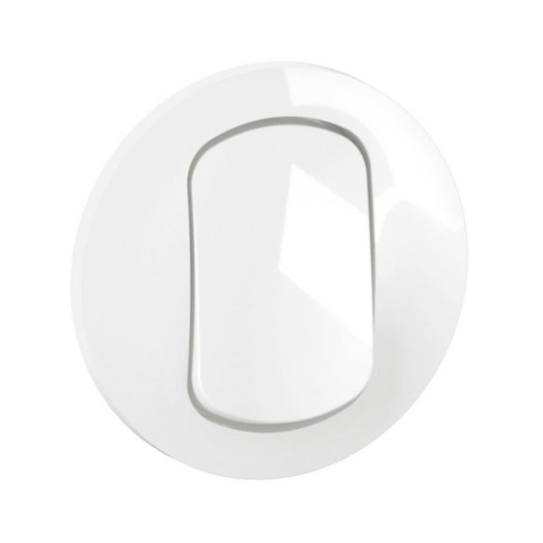 Legrand - Céliane 2024 - Interrupteur ou va et vient étanche complet - 10A - Blanc - IP44 - Réf : CG8001