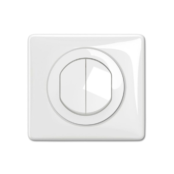 Legrand - Céliane 2024 - Double va et vient étanche complet - Blanc - IP44 - Réf : 080251 + 2 x CM0001 + CB4001 + CP2701