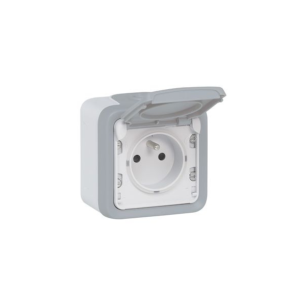 Legrand Plexo - Prise de courant 2P+T 16A 230V - IP55/IK07 - Réf : 069731