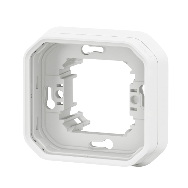 Legrand Plexo - LOT de 10 supports plaque étanche - Encastré - 1 poste - Blanc - Réf : 069692Lx10