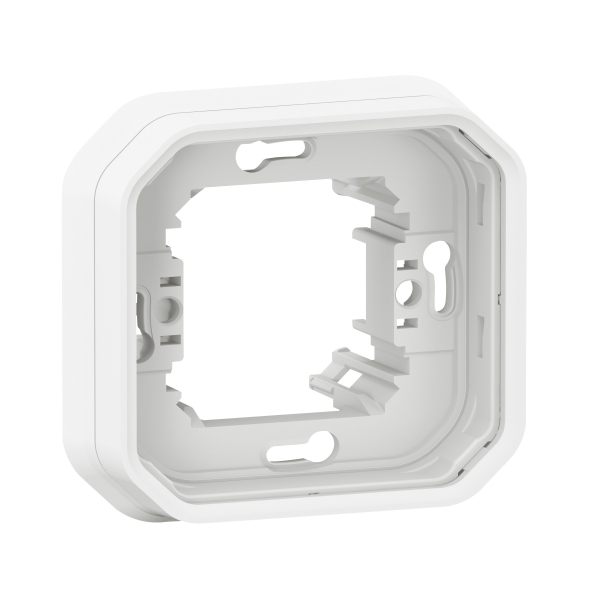 Legrand Plexo - LOT de 10 supports plaque étanche - Encastré - 1 poste - Blanc - Réf : 069692Lx10