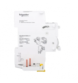 Schneider - Acti9 iDT40 - Module détecteur arc différentiel 30mA ASI 1P+N 40A - Réf : A9TYA4640