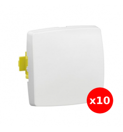 Legrand - LOT de 10 Transformeurs simple 3 en 1 - interrupteur - va et vient - poussoir - Composable- Blanc - Réf : 086101Lx10