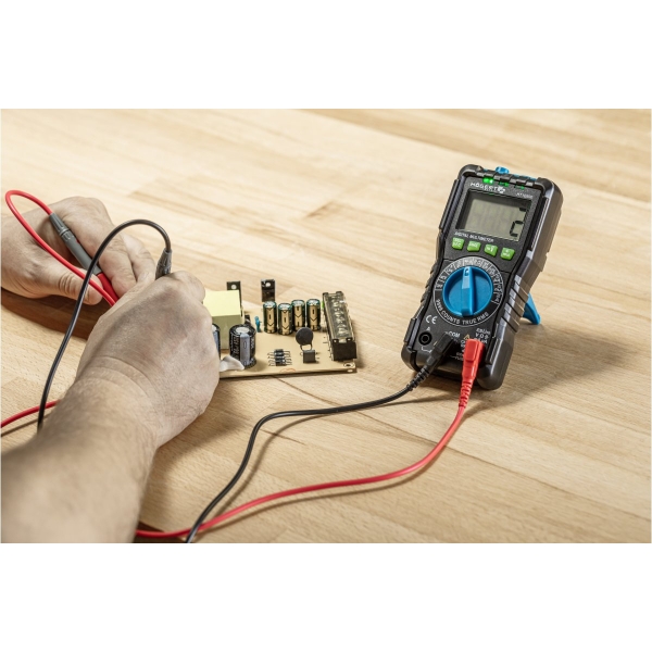 Hogert - Multimètre numérique - Cat 3 - 600V - Réf : HT1E600