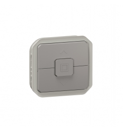 Legrand - Plexo - Interrupteur pour volets roulants - 250V - composable - IP55/IK08 - Gris - Réf : 069538L