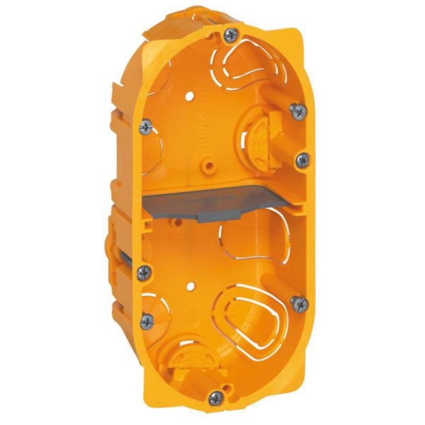 Legrand Batibox - Boîte d'encastrement 2 postes - Prof. 40 - Réf : 080042