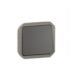 Legrand Plexo - Interrupteur ou Va-et-Vient - composable - anthracite - 10A - 250V - IP55/IK08 - Réf : 069801L