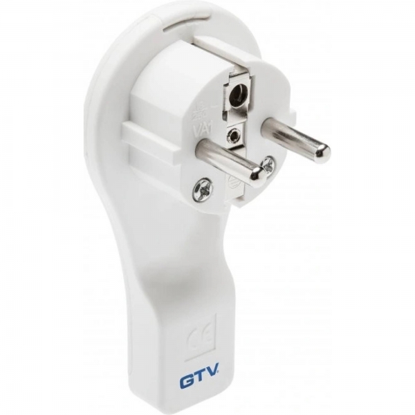 GTV Lighting - Prise extra plate - 2P+T - Blanc - Réf : AE-VA1UNI-00