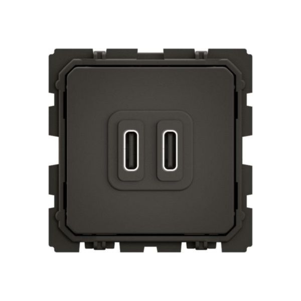 Legrand - Céliane 2024 - Double prise chargeur USB - Type C - 20W - Réf : CM0154