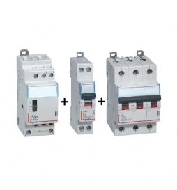 Legrand - LOT  - Contacteur CX3 J/N heures creuses + dpn 2A DNX3 + 3P+N 16A DNX3 - 412502+406771+407829