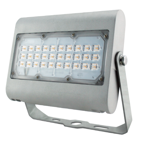 Kapsea - Projecteur LED étanche - Gris - 230V - 50W - 5000lm - 4000K -  IP66 - Réf : KAP-FLFPS-50