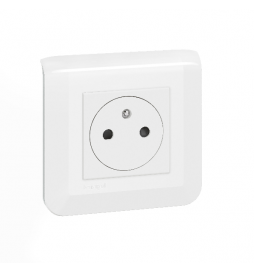 Legrand - Mosaic - Prise de Courant complète - 1 poste (2M) - 16A - 250V - 080251+277802L+278111L