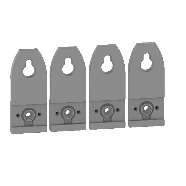 Legrand - Pattes de fixation murale pour coffret saillie XL3 HP 160 - Réf : 1FMP