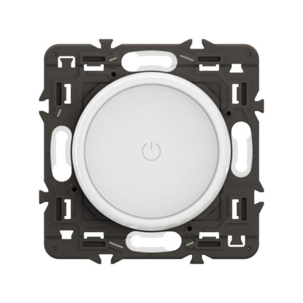 Legrand - Céliane 2024 - Variateur avec ou sans neutre - 200W - LED - Blanc - SANS PLAQUE - 1 poste - Réf : CX0408