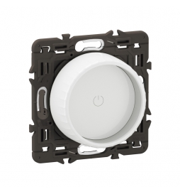 Legrand - Céliane 2024 - Variateur avec ou sans neutre - 200W - LED - Blanc - SANS PLAQUE - 1 poste - Réf : CX0408