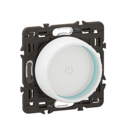 Legrand - Céliane 2024 - Variateur avec ou sans neutre - 200W - LED - Blanc - SANS PLAQUE - 1 poste - Réf : CX0408