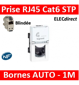 Legrand Mosaic - Prise RJ45...