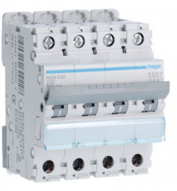 HAGER - Disjoncteur 4P...